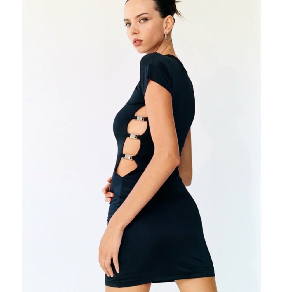 With Jean - Lovers Dress - Black - XS - NWT